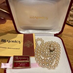 Majorica Pearls, Vintage